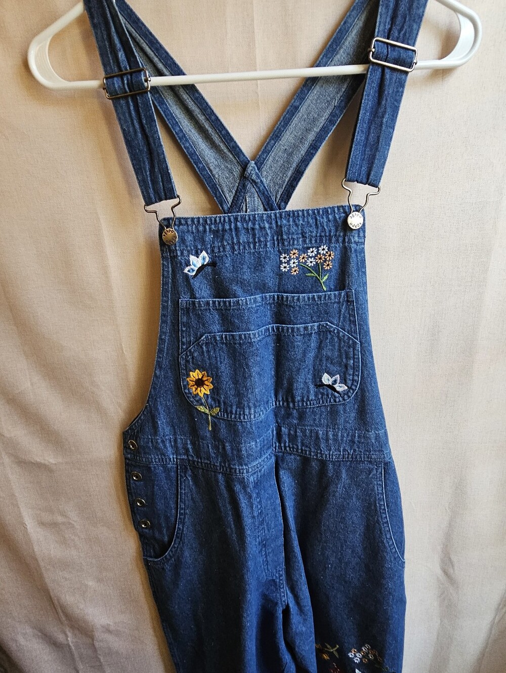 #Y2K AGAPA 1990s Capri Midcalf Overalls